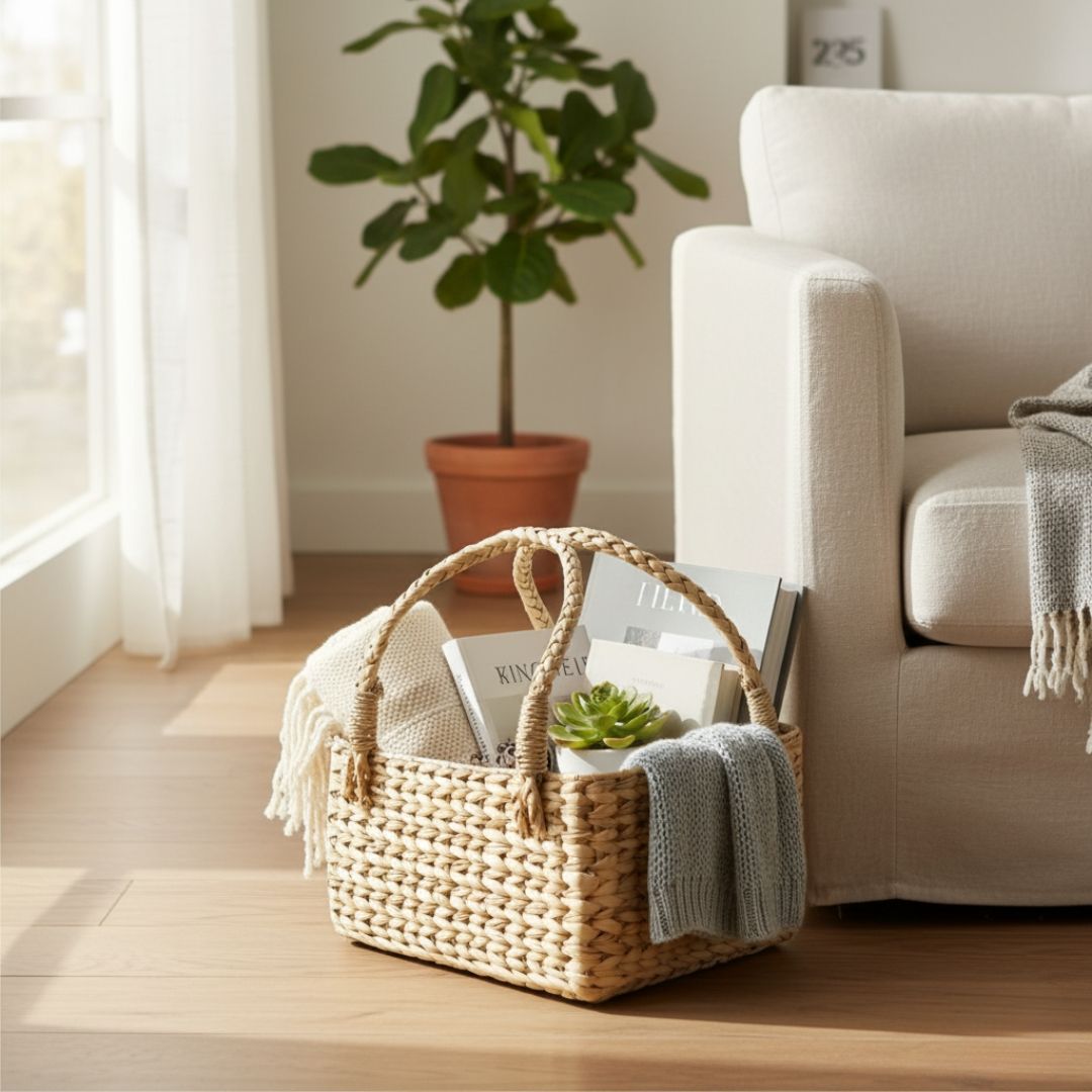 Kauna Basket with Handles for Stylish Storage 004